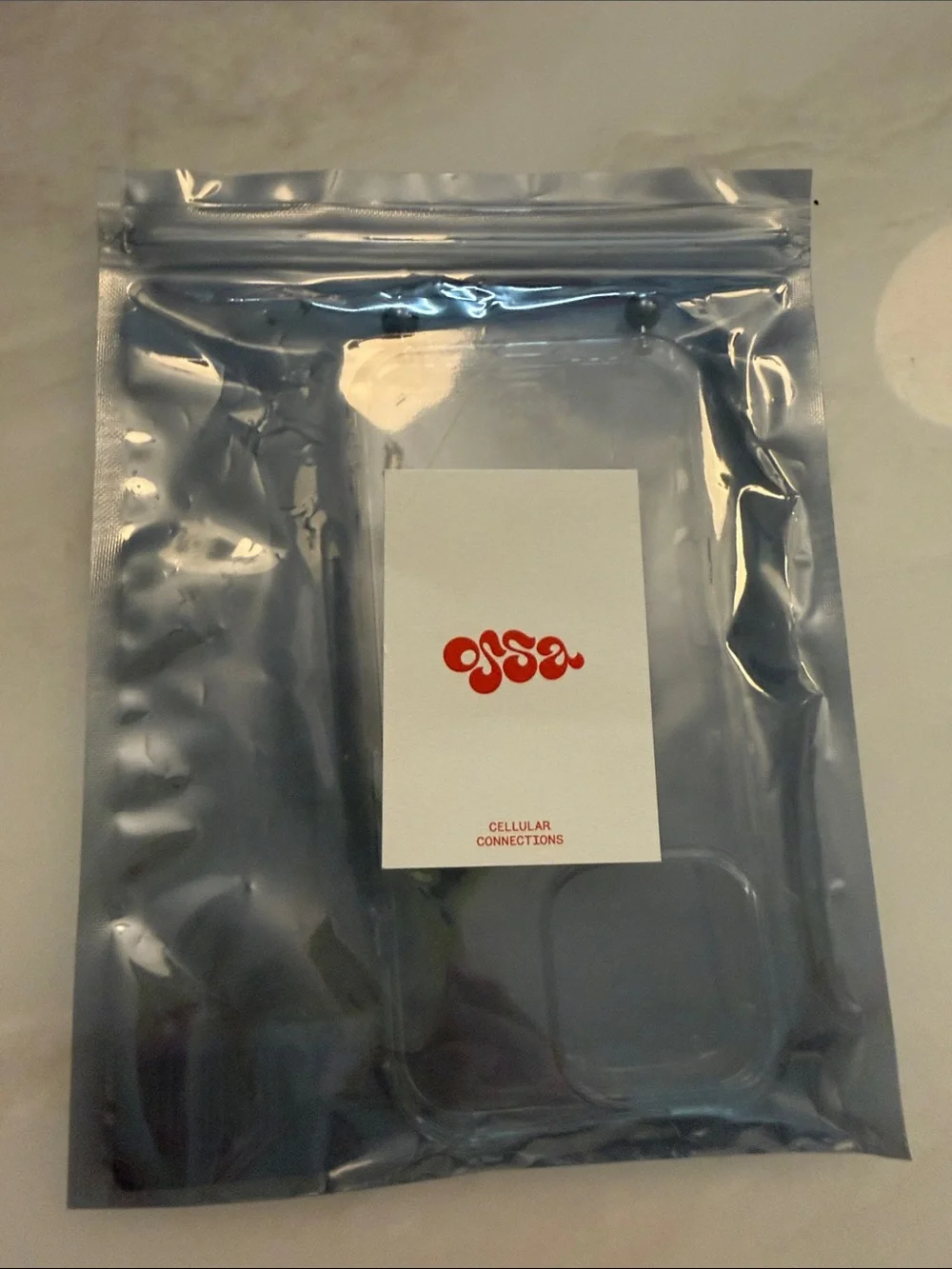 Ossa Transparent iPhone Case with Ball Stud Connection Feature for iPhone 16 Pro